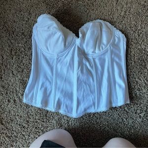 white corset top by empire intimates size 38D